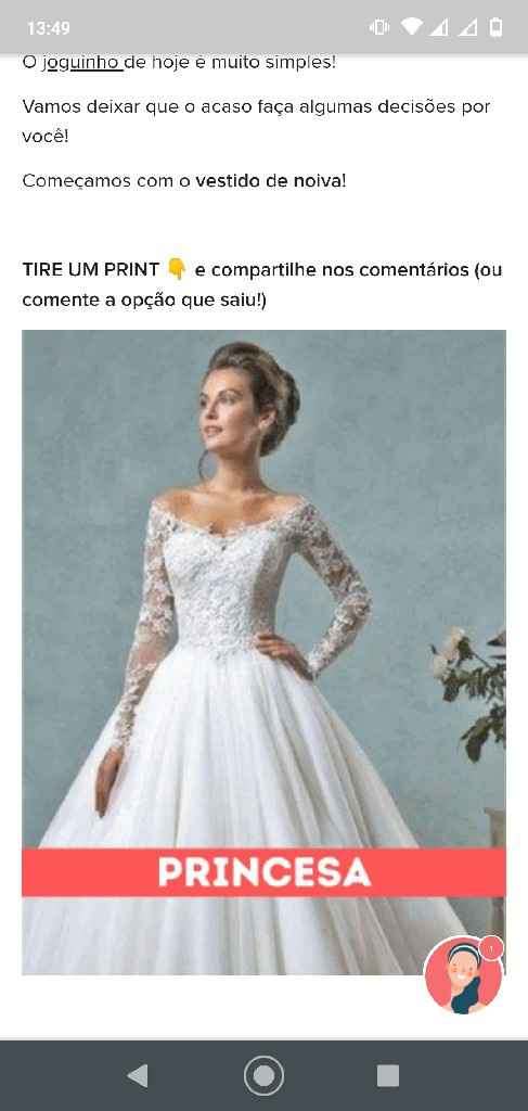 TIRE UM PRINT para decidir o vestido - 1