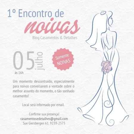 1° Econtro de Noivas do Blog Casamentos 