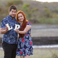 Optamos por ser fotografados ao por do sol 