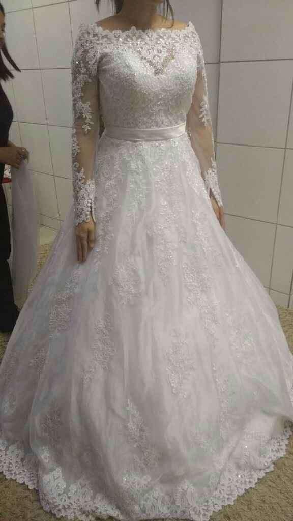 Prova de vestido. - 2