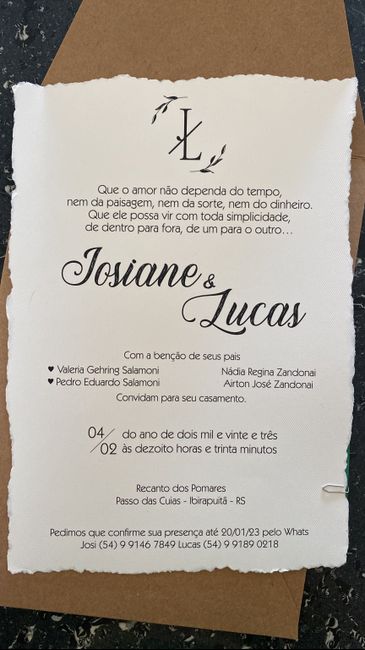 Convite de Casamento 2