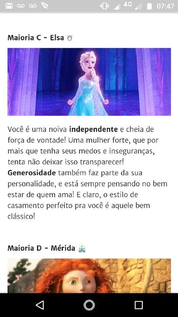 RESULTADO: Que princesa moderna você seria? - 1