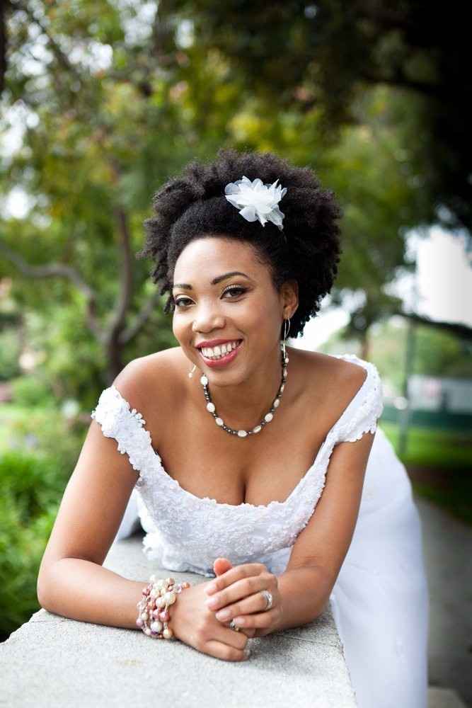 Penteado para casamento Black Power