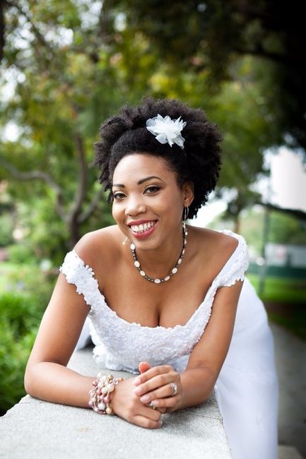 Penteado para casamento Black Power