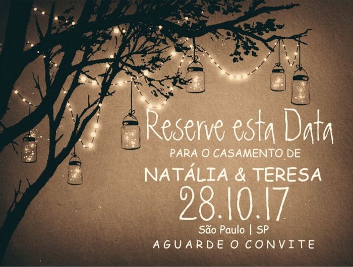 Meu vídeo save the date #vemver - 1