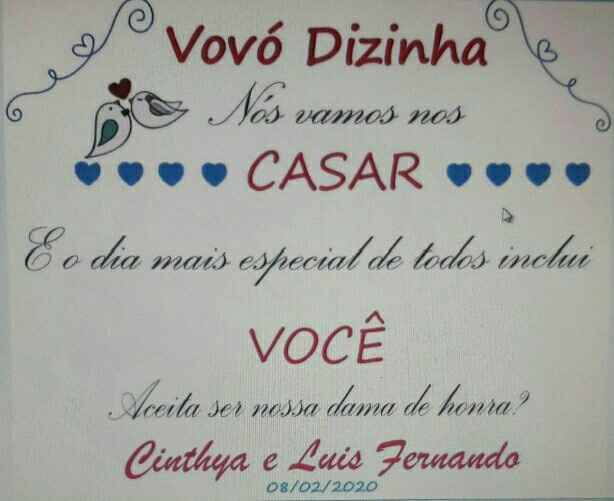 Lembranças para as avós - 1