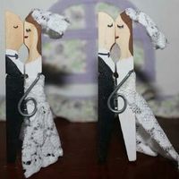 Lembrancinhas com pregador de roupa de madeira - 1