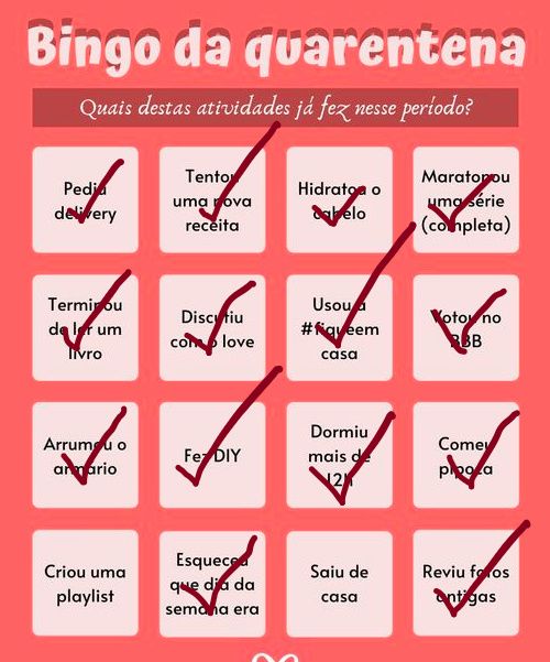 Bingo da quarentena: quem se atreve? #NoivasEmCasa 17