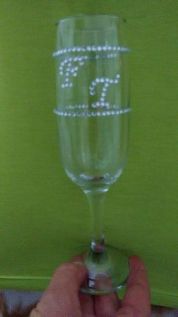 Taça decorada