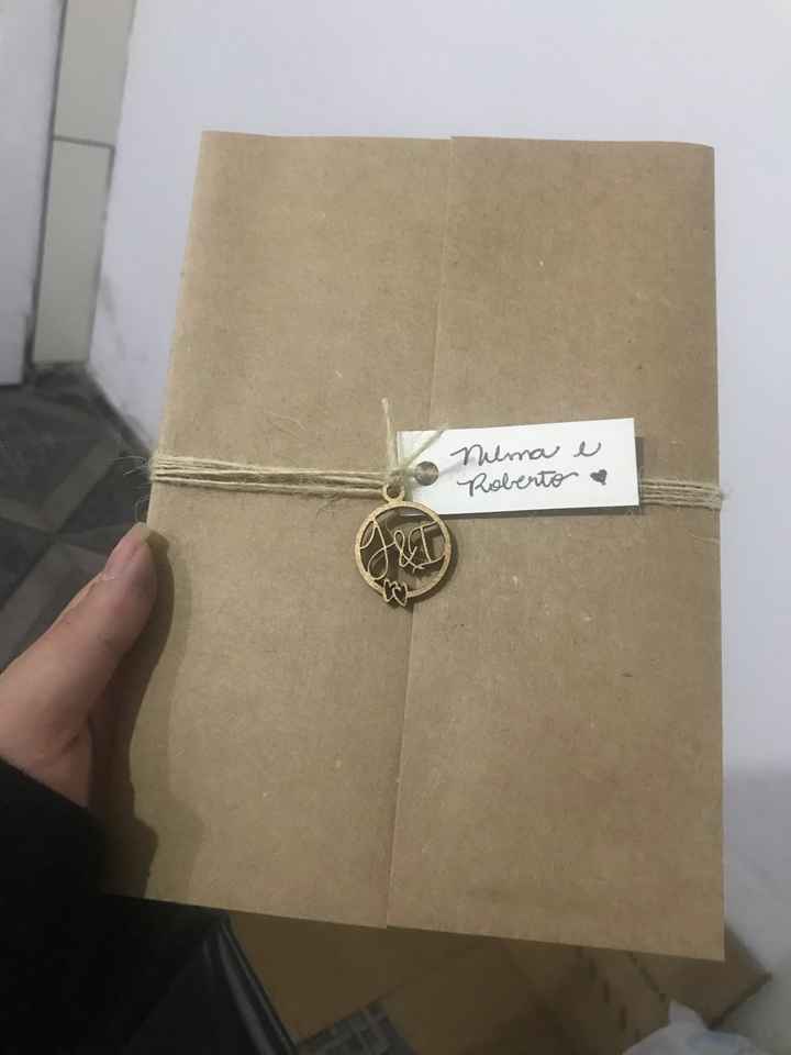 Meus convites de casamento #diy #vemver !! - 2