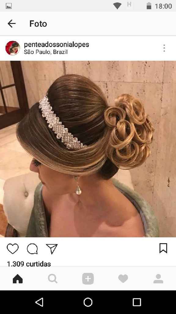 Qual será o tipo do penteado? - 1