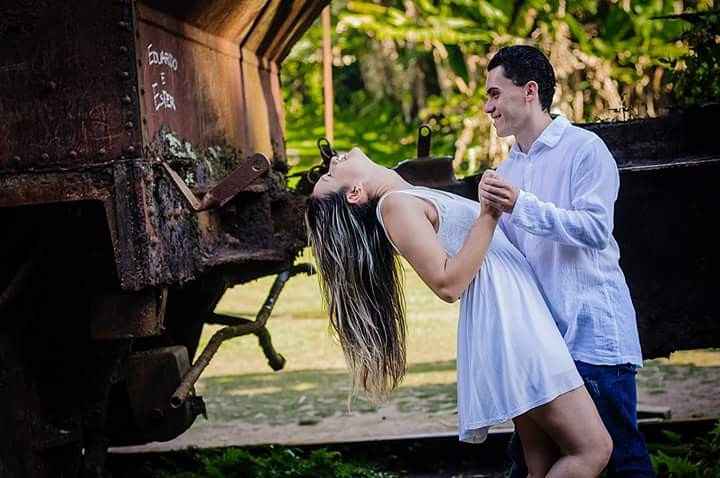 Compartilhe o seu pré-wedding - a foto mais divertida/criativa - 1