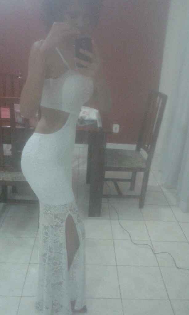 Vestido para casamento no cívil. - 1