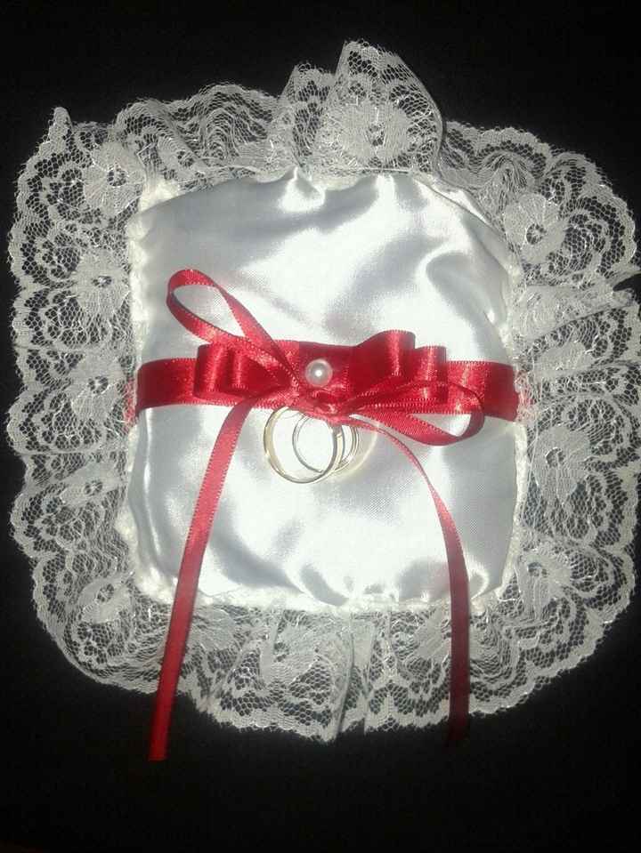 almofada porta alianças - diy