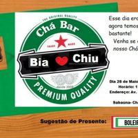 Convite - chá bar - 2