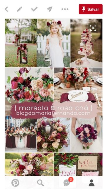Marsala e Rosa Chá