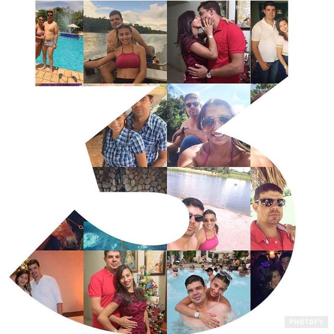 Junho - 3 Anos de Namoro - 1 Ano Noiva ♥