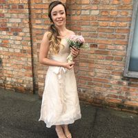 O vestido ficou uma graça