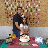 Meu noivo e eu!