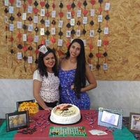 Eu e minha cunhada...