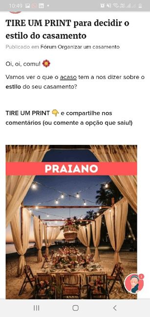 TIRE UM PRINT para decidir o estilo do casamento 25