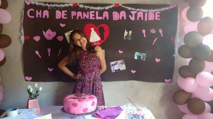 Meu chá de panela...