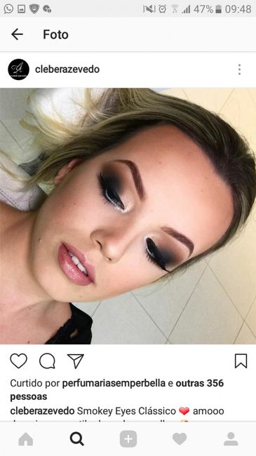 Escolho essa make com um batom rosinha mate