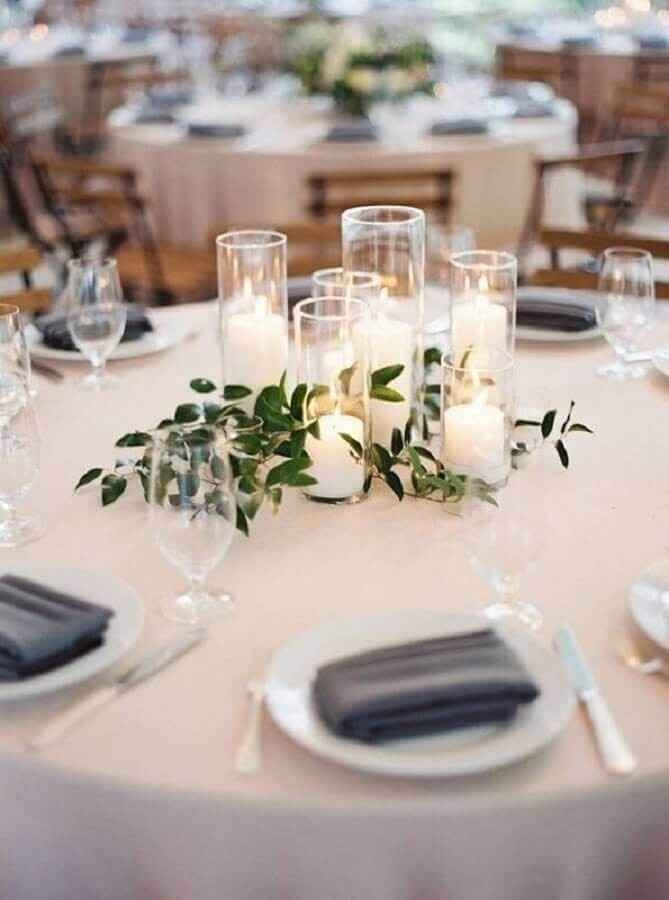 Decoração Clean para mesa