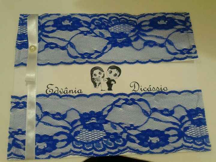 Meu convite de casamento e convite padrinhos - 1