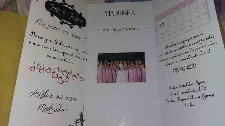 Convite padrinhos - 1