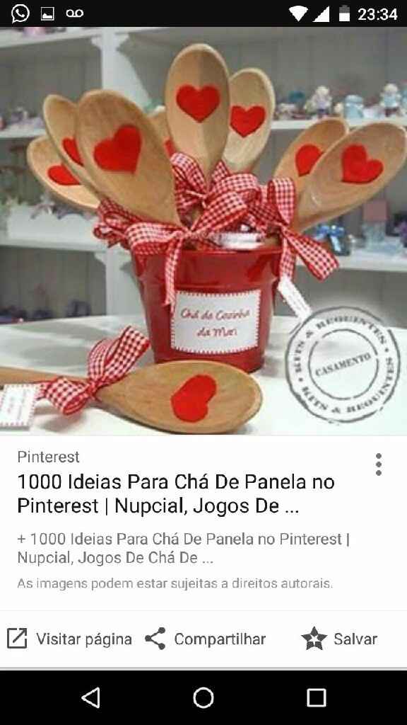 Decoração de chá de panela - 2