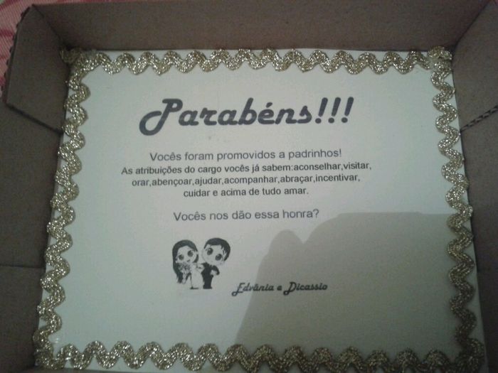 Meu convite de casamento e convite padrinhos - 4