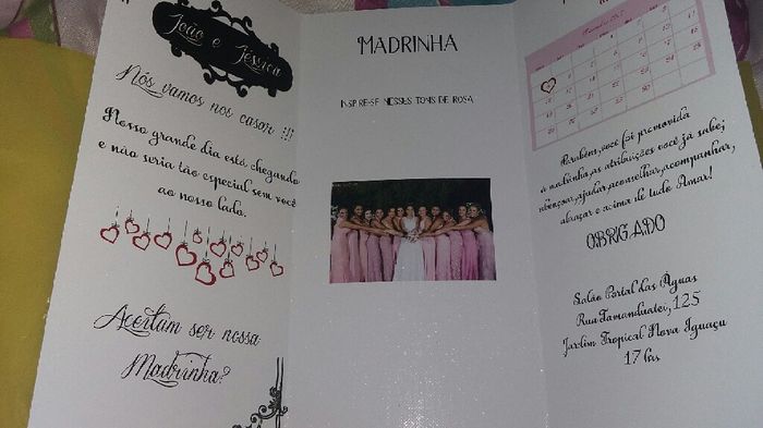 Convite padrinhos - 1