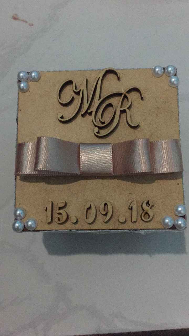 Caixa de convite de padrinhos e lembrancinhas para casamento rústico - 2