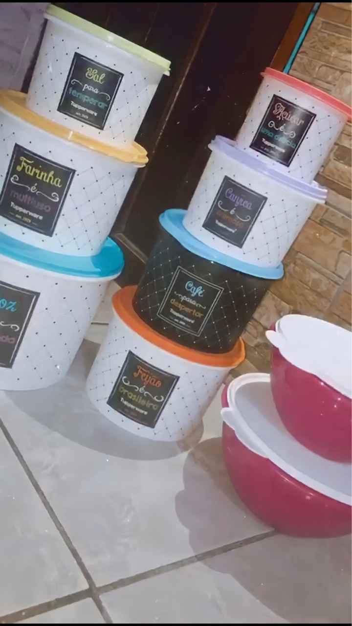 Minha coleção de tupperware ✨❤️ - 1
