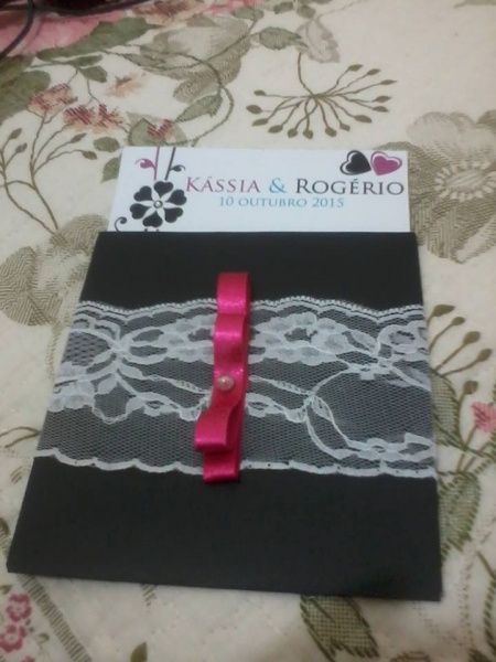Convite DIY - Eu que fiz!