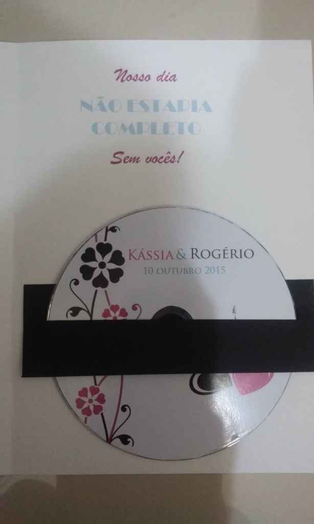 Parte interna convite