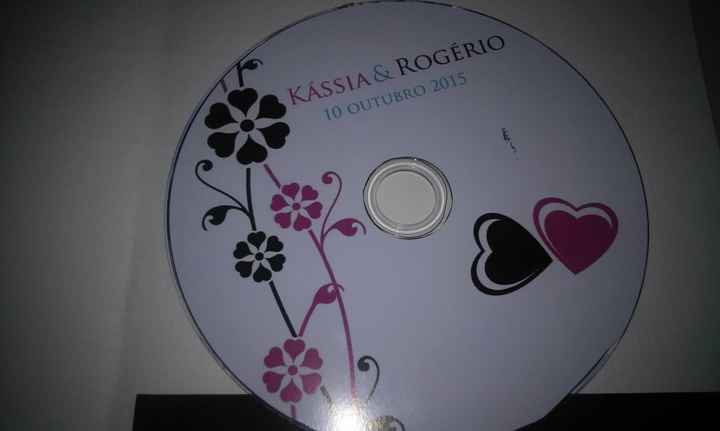 Imagem do DVD personalizado