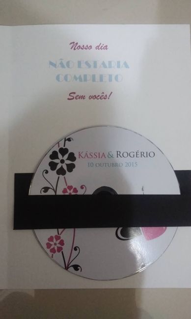 Parte interna convite