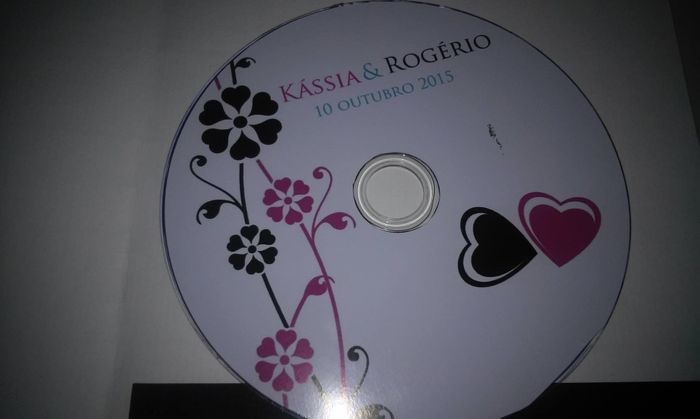 Imagem do DVD personalizado