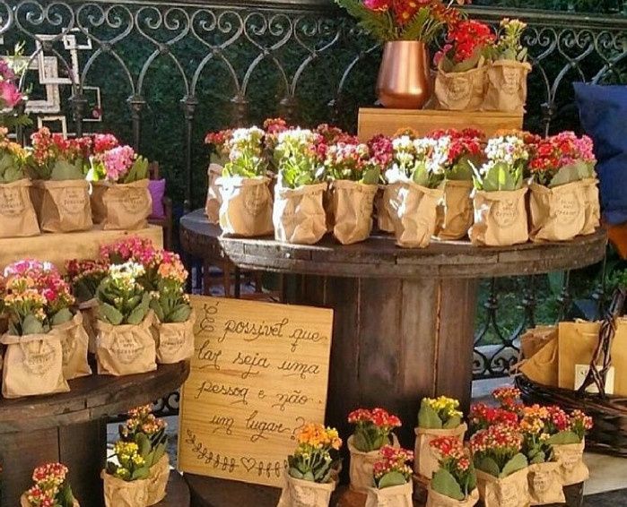 Decoração com carretel/bobina de madeira 4
