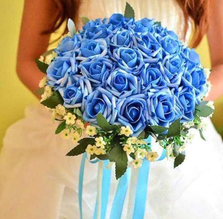 Buquê de noiva azul - 1