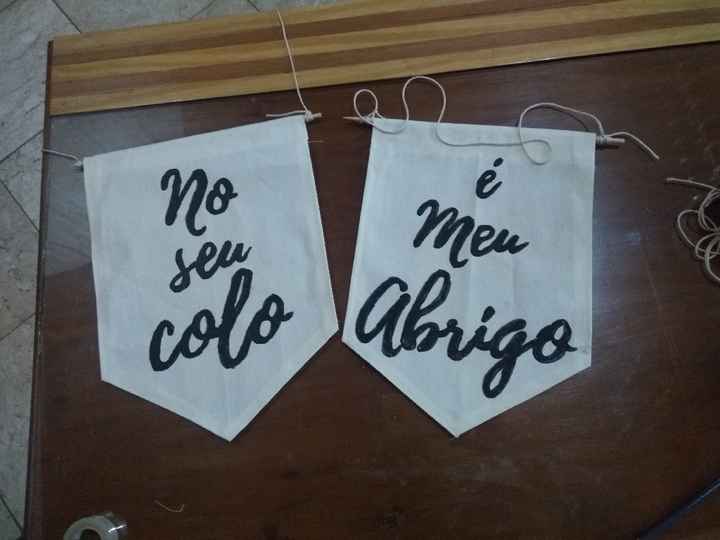 Flâmula para as cadeiras #diy feito com tutorial daqui da página - 2