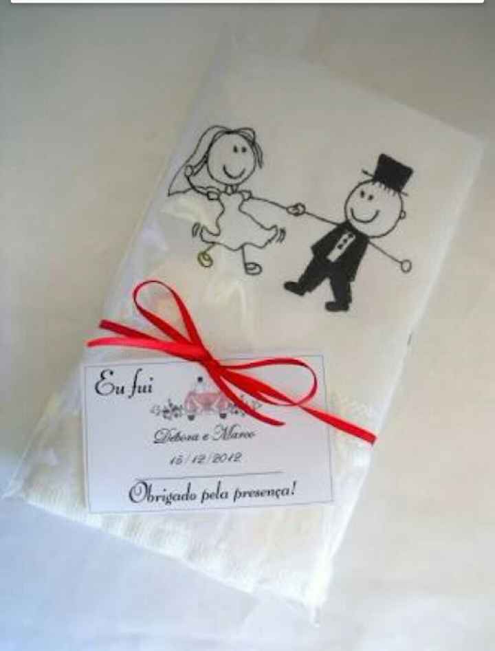 Toalhinhas personalizadas como lembrança - 1