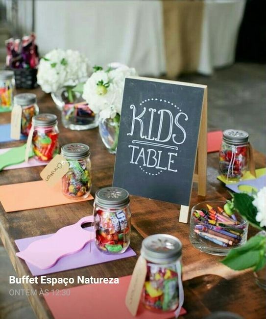 Espaço kids no seu casamento