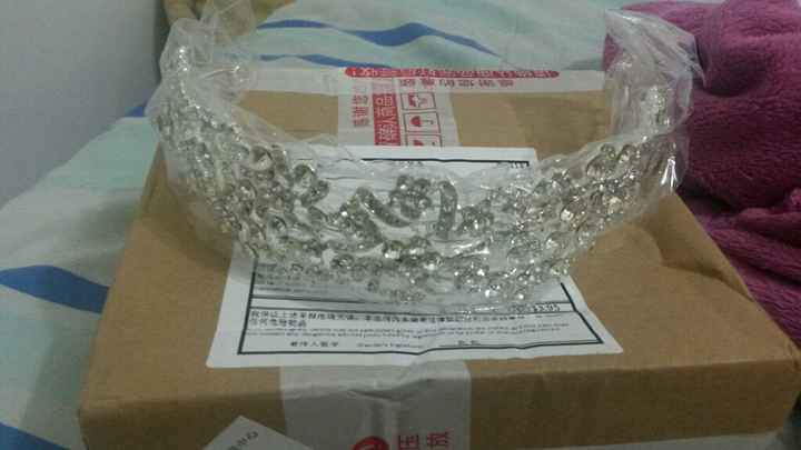 Minha tiara chegou!! "vem ver" - 2