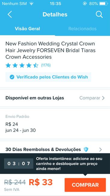 Minha coroa chegou! ♥️ #vemver 8