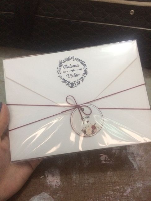 Convite dos convidados finalizadosssss ♥ #diy #euquefiz #faltam4meses 7