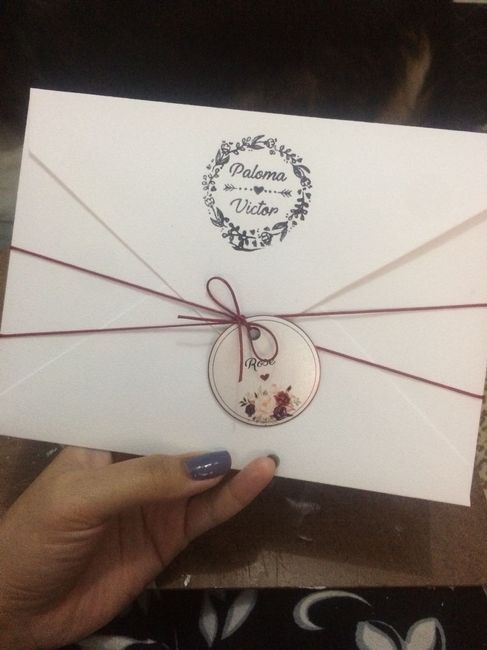 Convite dos convidados finalizadosssss ♥ #diy #euquefiz #faltam4meses 6