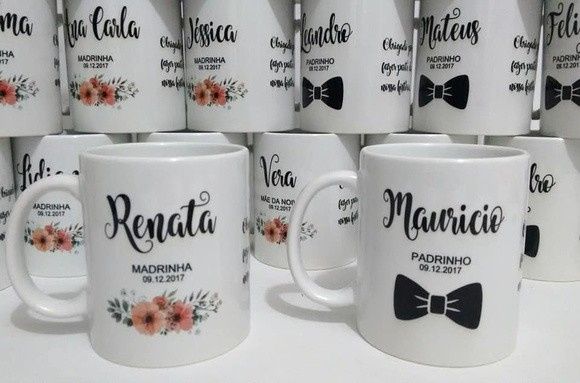 Caneca para padrinhos